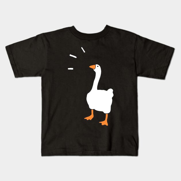Goose Honk Kids T-Shirt by tabslabred